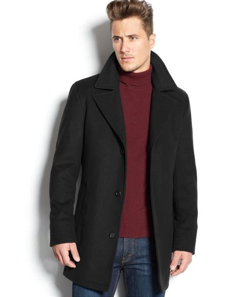 michael kors slim fit blend coat mens|Michael Kors .